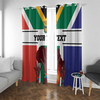 Personalized South Africa Heritage Day Window Curtain Flag Style - Wonder Print Shop