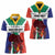 Personalized South Africa Heritage Day Women Polo Shirt Flag Style - Wonder Print Shop