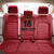 Custom Saint Kitts And Nevis Football Back Car Seat Cover Sugar Boyz Red Version - Wonder Print Shop