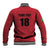 Custom Saint Kitts And Nevis Football Baseball Jacket Sugar Boyz Red Version - Wonder Print Shop