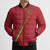 Custom Saint Kitts And Nevis Football Bomber Puffer Jacket Sugar Boyz Red Version - Wonder Print Shop