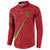 Custom Saint Kitts And Nevis Football Button Sweatshirt Sugar Boyz Red Version - Wonder Print Shop