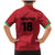 Custom Saint Kitts And Nevis Football Family Matching Mermaid Dress and Hawaiian Shirt Sugar Boyz Red Version - Wonder Print Shop