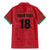Custom Saint Kitts And Nevis Football Family Matching Mermaid Dress and Hawaiian Shirt Sugar Boyz Red Version - Wonder Print Shop