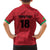 Custom Saint Kitts And Nevis Football Family Matching Puletasi and Hawaiian Shirt Sugar Boyz Red Version - Wonder Print Shop
