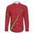 Custom Saint Kitts And Nevis Football Family Matching Puletasi and Hawaiian Shirt Sugar Boyz Red Version - Wonder Print Shop
