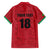 Custom Saint Kitts And Nevis Football Family Matching Short Sleeve Bodycon Dress and Hawaiian Shirt Sugar Boyz Red Version - Wonder Print Shop