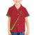 Custom Saint Kitts And Nevis Football Family Matching Summer Maxi Dress and Hawaiian Shirt Sugar Boyz Red Version - Wonder Print Shop
