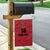 Custom Saint Kitts And Nevis Football Garden Flag Sugar Boyz Red Version - Wonder Print Shop