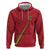 Custom Saint Kitts And Nevis Football Hoodie Sugar Boyz Red Version - Wonder Print Shop