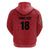 Custom Saint Kitts And Nevis Football Hoodie Sugar Boyz Red Version - Wonder Print Shop