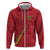 Custom Saint Kitts And Nevis Football Hoodie Sugar Boyz Red Version - Wonder Print Shop