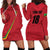 Custom Saint Kitts And Nevis Football Hoodie Dress Sugar Boyz Red Version - Wonder Print Shop