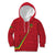 Custom Saint Kitts And Nevis Football Kid Hoodie Sugar Boyz Red Version - Wonder Print Shop