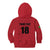 Custom Saint Kitts And Nevis Football Kid Hoodie Sugar Boyz Red Version - Wonder Print Shop