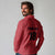Custom Saint Kitts And Nevis Football Long Sleeve Polo Shirt Sugar Boyz Red Version - Wonder Print Shop