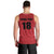 Custom Saint Kitts And Nevis Football Men Tank Top Sugar Boyz Red Version - Wonder Print Shop