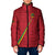 Custom Saint Kitts And Nevis Football Padded Jacket Sugar Boyz Red Version - Wonder Print Shop