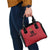 Custom Saint Kitts And Nevis Football Shoulder Handbag Sugar Boyz Red Version - Wonder Print Shop