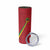 Custom Saint Kitts And Nevis Football Skinny Tumbler Sugar Boyz Red Version - Wonder Print Shop