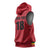 Custom Saint Kitts And Nevis Football Sleeveless Hoodie Sugar Boyz Red Version - Wonder Print Shop