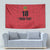 Custom Saint Kitts And Nevis Football Tapestry Sugar Boyz Red Version - Wonder Print Shop