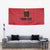 Custom Saint Kitts And Nevis Football Tapestry Sugar Boyz Red Version - Wonder Print Shop