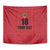 Custom Saint Kitts And Nevis Football Tapestry Sugar Boyz Red Version - Wonder Print Shop