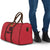 Custom Saint Kitts And Nevis Football Travel Bag Sugar Boyz Red Version - Wonder Print Shop