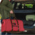 Custom Saint Kitts And Nevis Football Travel Bag Sugar Boyz Red Version - Wonder Print Shop