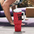 Custom Saint Kitts And Nevis Football Tumbler With Handle Sugar Boyz Red Version - Wonder Print Shop