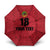 Custom Saint Kitts And Nevis Football Umbrella Sugar Boyz Red Version - Wonder Print Shop