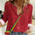 Custom Saint Kitts And Nevis Football Women Casual Shirt Sugar Boyz Red Version - Wonder Print Shop