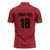 Custom Saint Kitts And Nevis Football Zipper Polo Shirt Sugar Boyz Red Version - Wonder Print Shop