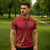 Custom Saint Kitts And Nevis Football Zipper Polo Shirt Sugar Boyz Red Version - Wonder Print Shop