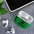 Custom Saint Kitts And Nevis Football AirPods Case Sugar Boyz Green Version - Wonder Print Shop