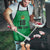 Custom Saint Kitts And Nevis Football Apron Sugar Boyz Green Version - Wonder Print Shop