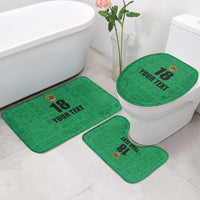 Custom Saint Kitts And Nevis Football Bathroom Set Sugar Boyz Green Version - Wonder Print Shop