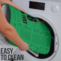 Custom Saint Kitts And Nevis Football Bathroom Set Sugar Boyz Green Version - Wonder Print Shop