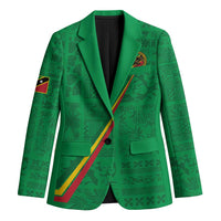 Custom Saint Kitts And Nevis Football Blazer Sugar Boyz Green Version - Wonder Print Shop