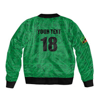Custom Saint Kitts And Nevis Football Bomber Jacket Sugar Boyz Green Version - Wonder Print Shop
