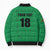 Custom Saint Kitts And Nevis Football Bomber Puffer Jacket Sugar Boyz Green Version - Wonder Print Shop