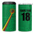 Custom Saint Kitts And Nevis Football 4 in 1 Can Cooler Tumbler Sugar Boyz Green Version - Wonder Print Shop