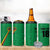 Custom Saint Kitts And Nevis Football 4 in 1 Can Cooler Tumbler Sugar Boyz Green Version - Wonder Print Shop