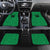 Custom Saint Kitts And Nevis Football Car Mats Sugar Boyz Green Version - Wonder Print Shop