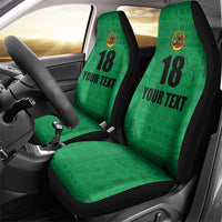 Custom Saint Kitts And Nevis Football Car Seat Cover Sugar Boyz Green Version - Wonder Print Shop