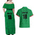 Custom Saint Kitts And Nevis Football Couples Matching Off Shoulder Maxi Dress and Hawaiian Shirt Sugar Boyz Green Version - Wonder Print Shop