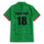 Custom Saint Kitts And Nevis Football Family Matching Summer Maxi Dress and Hawaiian Shirt Sugar Boyz Green Version - Wonder Print Shop
