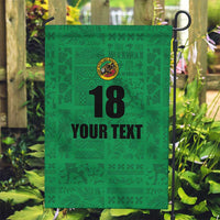 Custom Saint Kitts And Nevis Football Garden Flag Sugar Boyz Green Version - Wonder Print Shop