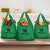 Custom Saint Kitts And Nevis Football Grocery Bag Sugar Boyz Green Version - Wonder Print Shop